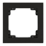 DECO Ramka uniwersalna pojedyncza czarny  12DR-1