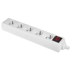 Gnizado wtyczkowe przenośne pięciokrotne 16A 250V GN-570WS