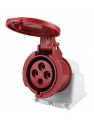 FAMATEL Gniazdo siłowe stałe 32A/4 400V IP44 23396