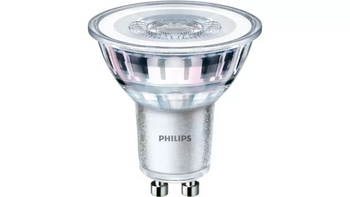 PHILIPS Żarówka LED CorePro LEDspotMV CLA 4,6W/830 odpowiednik 50W 355lm 3000K ciepła biała GU10 szklana
