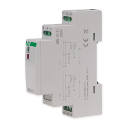 F&F Przekaźnik bistabilny typu włącz-wyłącz na szynę TH do źródeł LED 100÷265V AC styk: 1×NO / <16A (160A/20ms) BIS-411-LED-230V