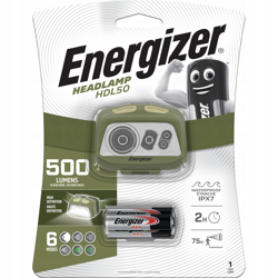 ENERGIZER Latarka Headlight HDL50 3AAA 500lm CRI