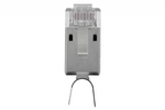 Wtyk przelotowy RJ45 kat. 6A/6 STP CCAS-RJ6A-STP-BW