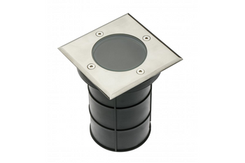 GTV Oprawa najazdowa ALFA-K, GU10,  AC 220-240V, 50/60Hz, INOX