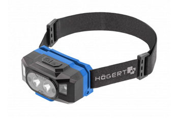 Hogert Lampa czołowa LED USB 6 funkcji z power bank HT1E423