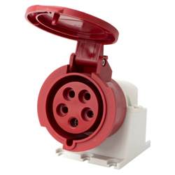FAMATEL Gniazdo siłowe stałe 32A/5 400V IP44 23397
