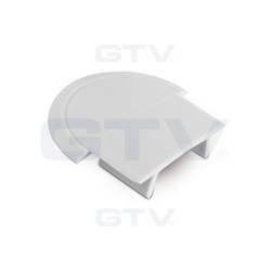 GTV Zaślepka do profilu LED GLAX wpuszczanych srebrna lakierowana PA-ZASGLAX-00