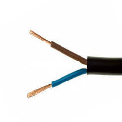 Przewód OMY H03VV-F 2x0,75 Czarny