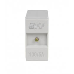 F&F Przekładnik prądowy TI-100-5 z zamkniętym rdzeniem; przekładnia: 100/5A; moc: 2,5VA: klasa: 0,5: otwór: 30 mm/25 mm/20 mm x 10 mm; Ø22 mm