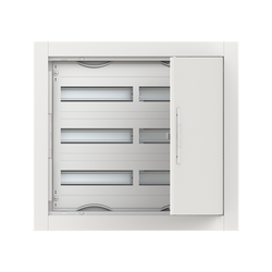 ABB Szafka rozdzielcza aparatury modułowej 3R2K 72 modułów IP30 podtynkowa, II klasa izolacji, 564x615x125mm (WxSxG); CU23V