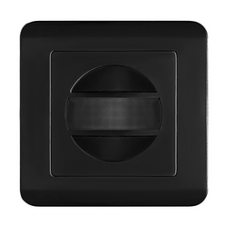 ORNO Czujnik ruchu, 2 żyłowy, 160st. IP20, 300W, do puszki, czarny; OR-CR-261/B