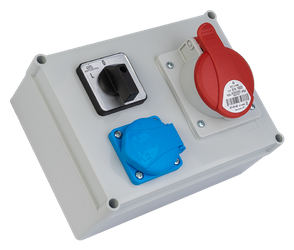 SEZ Rozdzielnica budowlana ROS-BOX 1631 przełącznik L-0-P 1x16A/5P + 1xGN 230V