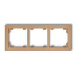 DECO Ramka uniwersalna potrójna złoty metalik  8DR-3