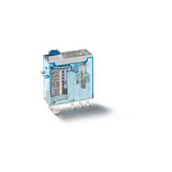 Przekaźnik miniaturowy przemysłowy do gniazd serii 97.x1 1P 16A 230V AC wskaźnik zadziałania mechaniczny blokada zestyków przycisk testu