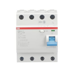 ABB Wyłącznik różnicowo-prądowy serii STANDARD F204-A-40/0,3; 4-polowy; typ A; I=40A; In=300mA