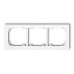 DECO Ramka uniwersalna potrójna grafitowy mat 28DR-3