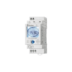 FINDER Zegar tygodniowy/dobowy elektroniczny, z NFC, 1 zestyk przełączny (1P ) 230V AC, obudowa modułowa (35 mm) 12.51.8.230.0000