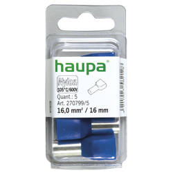 HAUPA Końcówka tulejkowa izolowana Twin DIN 2x16/16 270799/5