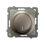 AS Ściemniacz uniwersalny do obciążenia żarowego, halogenowego oraz LED satyna light ŁP-8GL2/m/45