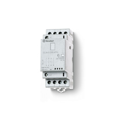 FINDER Stycznik modułowy; 4-styki zwierne NO-normalnie otwarte 25A; wskaźnik zadziałania LED; napięcie cewki: 230V AC/DC 22.34.0.230.4320