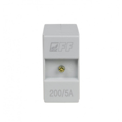 F&F Przekładnik prądowy TI-200/5A klasa 0,5 na kabel Ø60 lub szynę 30/25/20x10mm