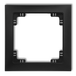 DECO Ramka pojedyncza Karlik Deco Soft -czarny mat 12DRSO-1