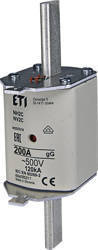 ETI Wkładka topikowa przemysłowa zwłoczna NH2/WT-2C gG 200A/500V 004185217