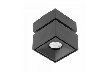GTV Oprawa LED BIANCO 8W 680lm AC220-240V 50/60 Hz PF>0,9 Ra≥80 IP20 IK06 36° 4000K kwadrat czarny
