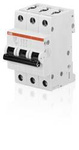ABB Wyłącznik nadmiarowo-prądowy serii STANDARD 3-polowy C 1A 6kA S203-C1   2CDS253001R0104