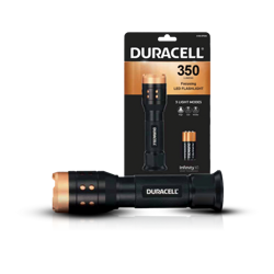 DURACELL Latarka ZOOM aluminium 350lm/zasięg: 100m 3xAAA