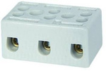Złączka gwintowa porcelanowa 6mm2 / 3 tory ZPA 3-6A
