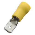 HAUPA Wsuwka konektorowa izolowana 4-6/0,8x6,3x0,8 żółta PVC 260426