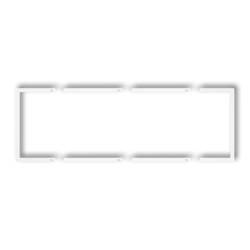 DECO Ramka wypełniająca potrójna biały DRW-3