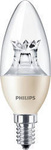 PHILIPS Żarówka LED MASTER LEDcandle DT BA38 CL 4-25W 250lm ciepłobiała 2200-2700K E14