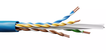 FIBRAIN DATA Przewód teleinformatyczny U/UTP kat. 6 4PR LSOH 500MHz niebieski 305mb