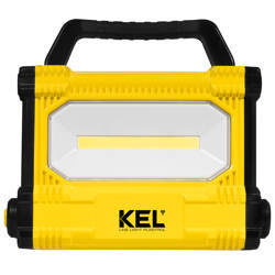 KEL Naświetlacz przenośny LED IP54 30W 3000lm 6400K 220-240V AC żółto-czarny LPH-1