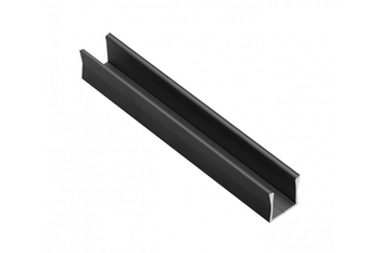 GTV Profil aluminiowy LED nakładany GLAX Mini wysoki 14mm czarny mat 2 m PA-GLAXMNKW-AL-20M