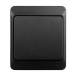 HERMES Łącznik hermetyczny 1-biegunowy/schodowy 10A IP44 czarny 0331-09