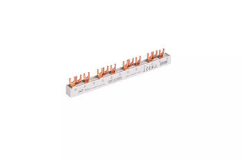 Szyna prądowa łączeniowa - widełkowa 3-fazowa, 80A, 12 modułów, przekrój 16 mm² SW3F 16 12M80A