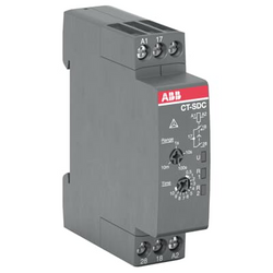 ABB Przekaźnik czasowy gwiazda-trójkąt 1c/o, 0.05s-10min; czas przejścia: 50ms; 24V-48VDC 24-240VAC CT-SDC.22