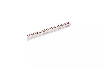 Szyna prądowa łączeniowa - widełkowa 1-fazowa, 80A, 12 modułów, przekrój 16 mm² SW1F 16 12M80A