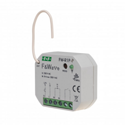 F&F Przekaźnik bistabilny radiowy pojedyńczy Plus 85-265V AC/DC AC-1 8A/250V pdt