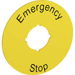 ABB Tabliczka z opisem "Emergency STOP" 1SFA616915R1005