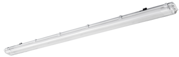 Oprawa hermetyczna HAGEN LED 218, T8 LED, G13, AC 220-240V, 50/60HZ, IP65, PC/PC, do świetlówek LED zasilanie jednostronne, biała; LD-HAG218-30