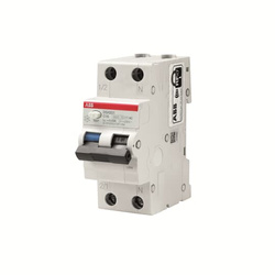 ABB Wyłącznik różnicowo-prądowy z członem nadprądowym DSH201 B10A/0,03; 2-polowy; typ AC; I=10A; In= 30mA