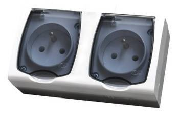MADERA Gniazdo podwójne GNH-2NZ/00/D