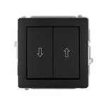 DECO Mechanizm łącznika żaluzjowego czarny 12DWP-8